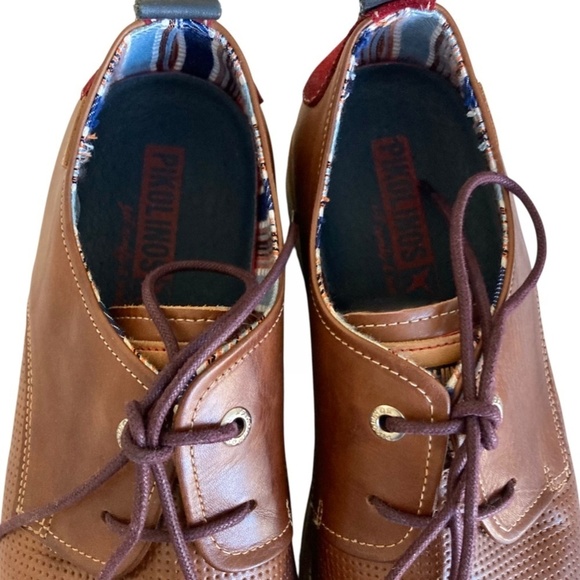 PIKOLINOS Berna Leather Oxford Shoes Size 11 Brown main image 8